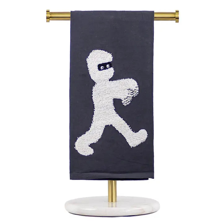 Mummy Hand Towel Black/White 20x28