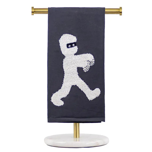 Mummy Hand Towel Black/White 20x28