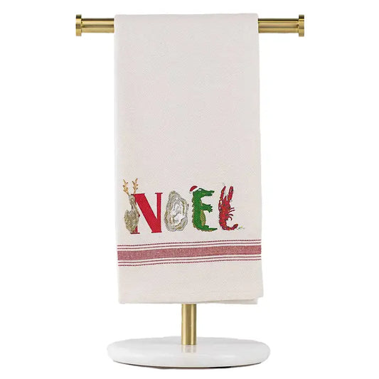 Cajun Noel Hand Towel Cream/Multi