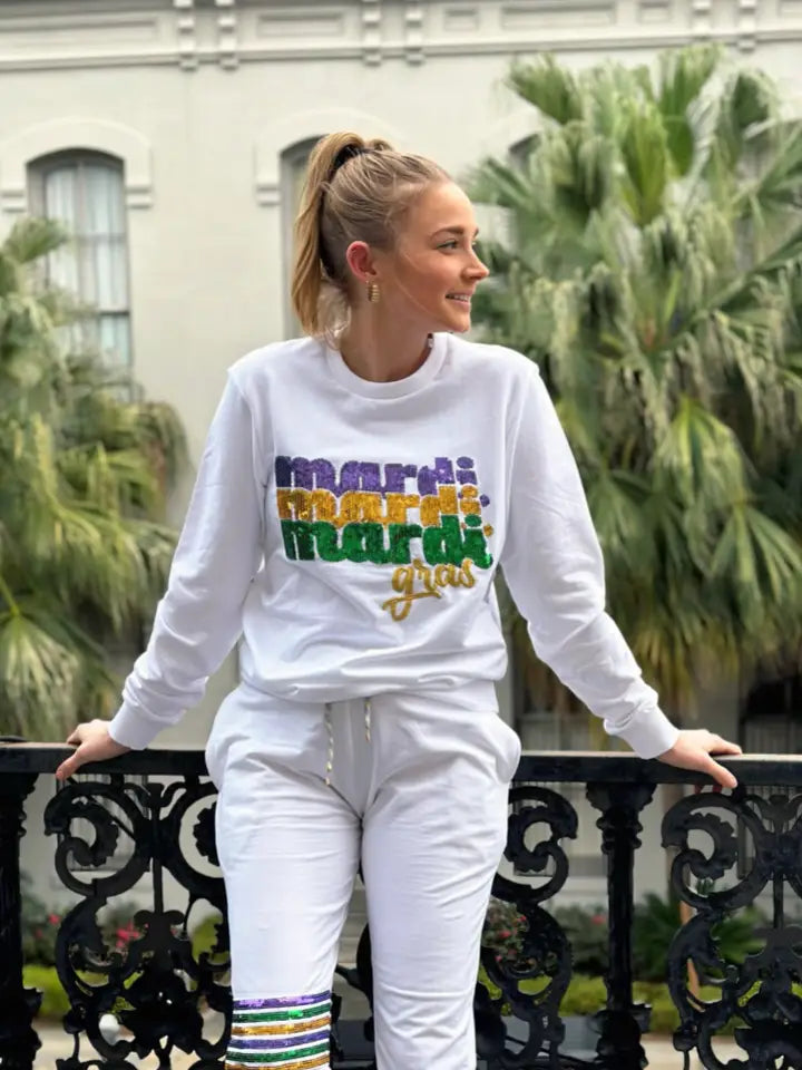 Mardi Mardi Mardi Pullover - The Season Boutique