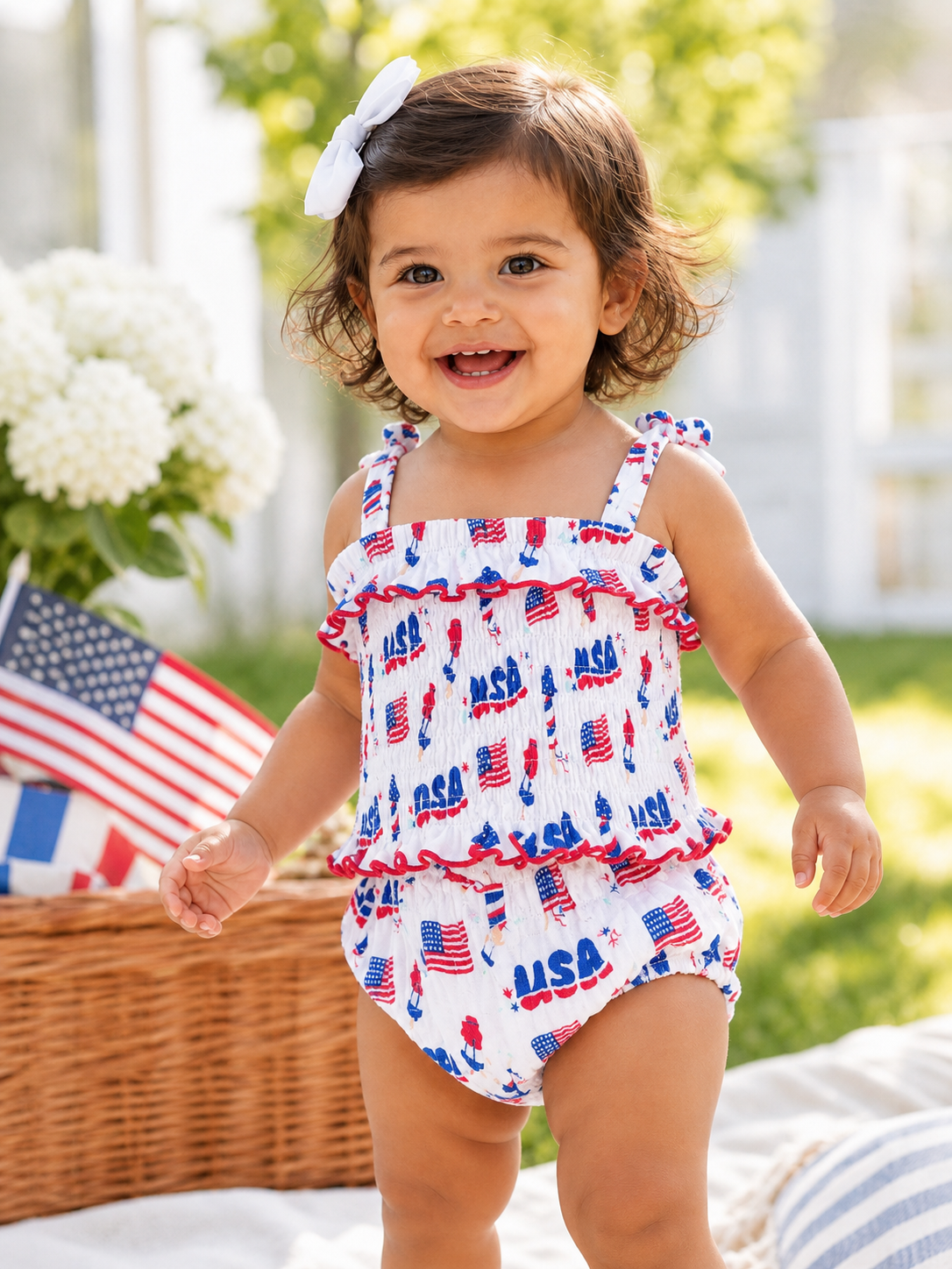 Fourth of July Ruffled Set - The Season Boutique
