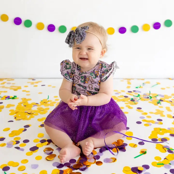 Mardi Gras Tutu Bodysuit - Baby