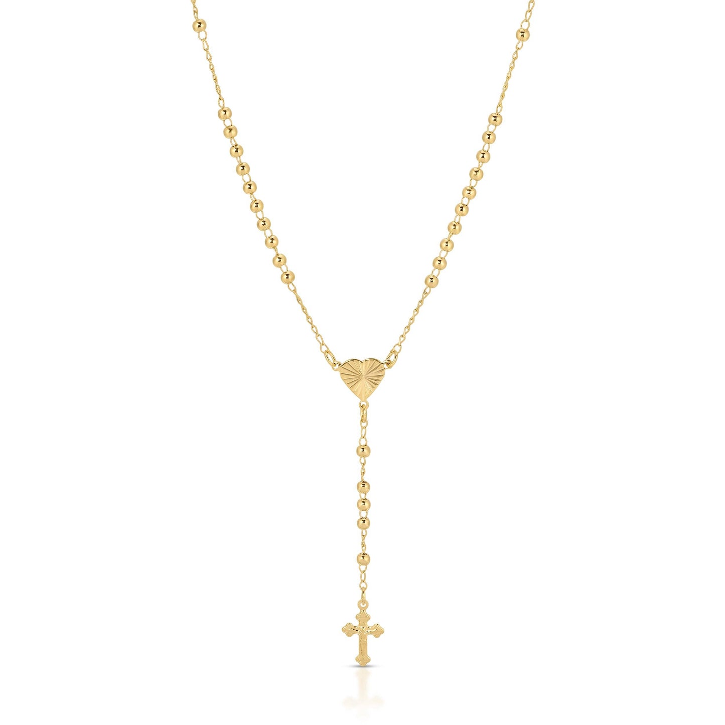 Heart of Devotion Gold Rosary