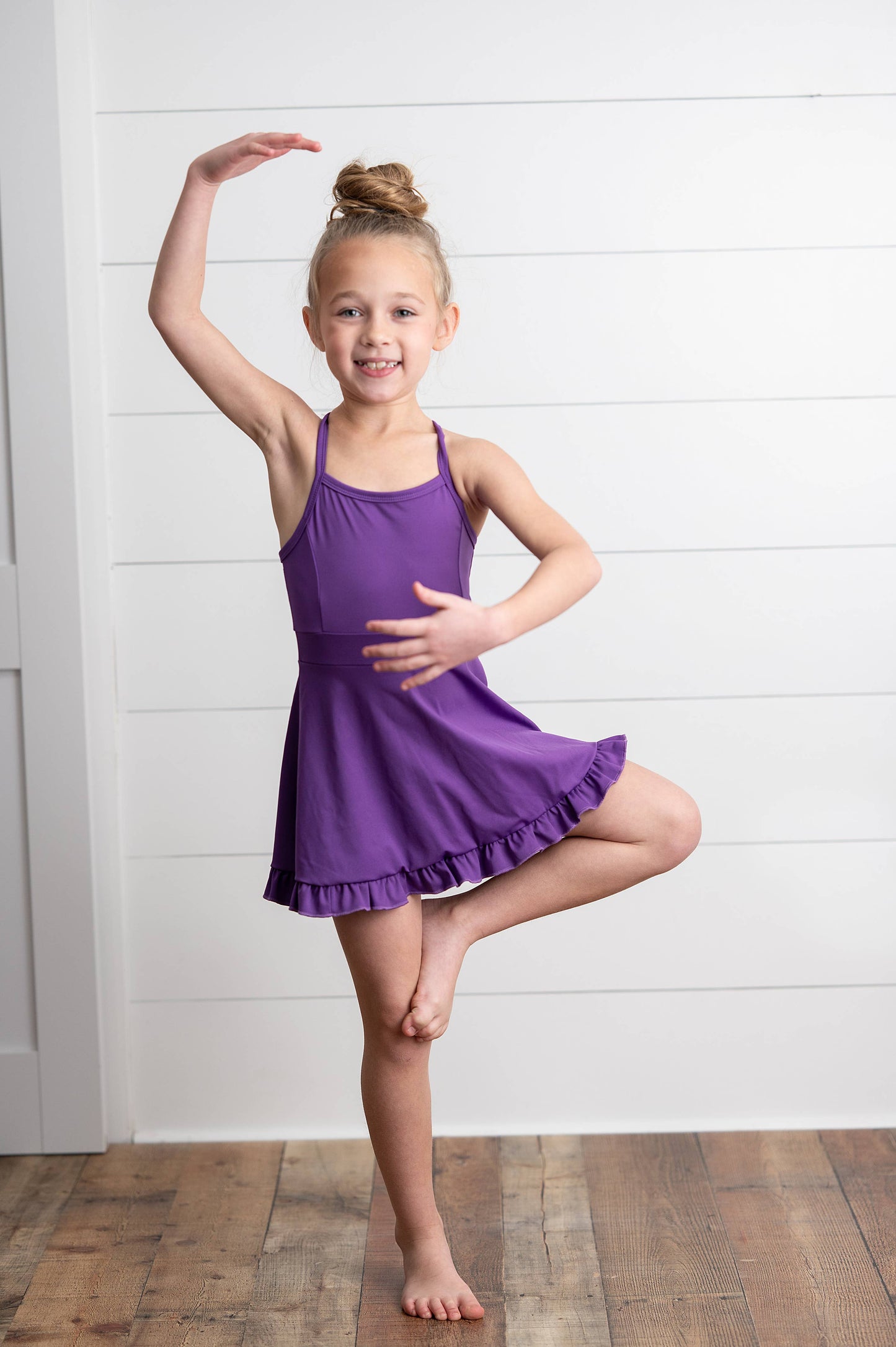 Athletic Active Sport Summer Ruffle Dress
