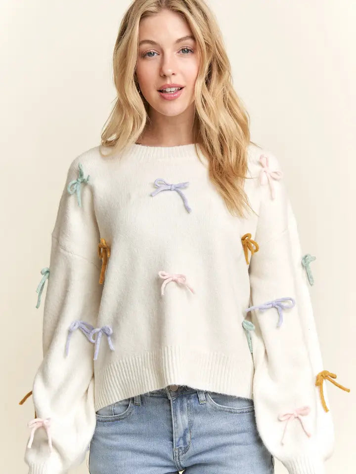 Cutesy Bow Sweater