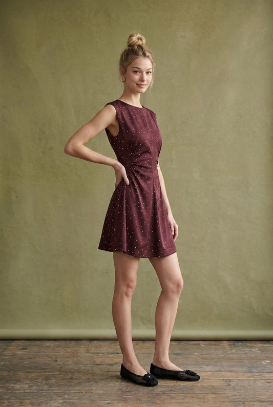 Polka Dot Mini Dress - The Season Boutique