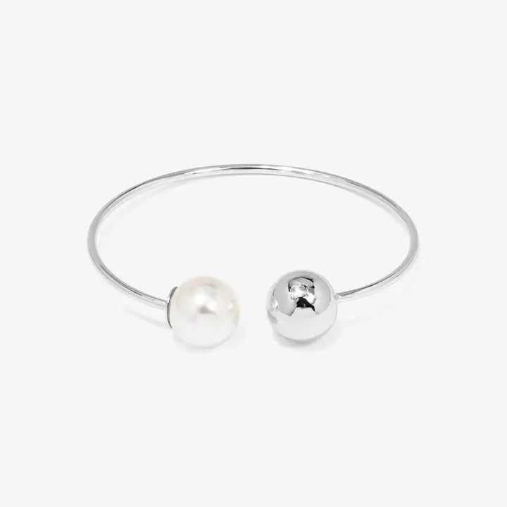 Pearl Bead Cuff Bracelet