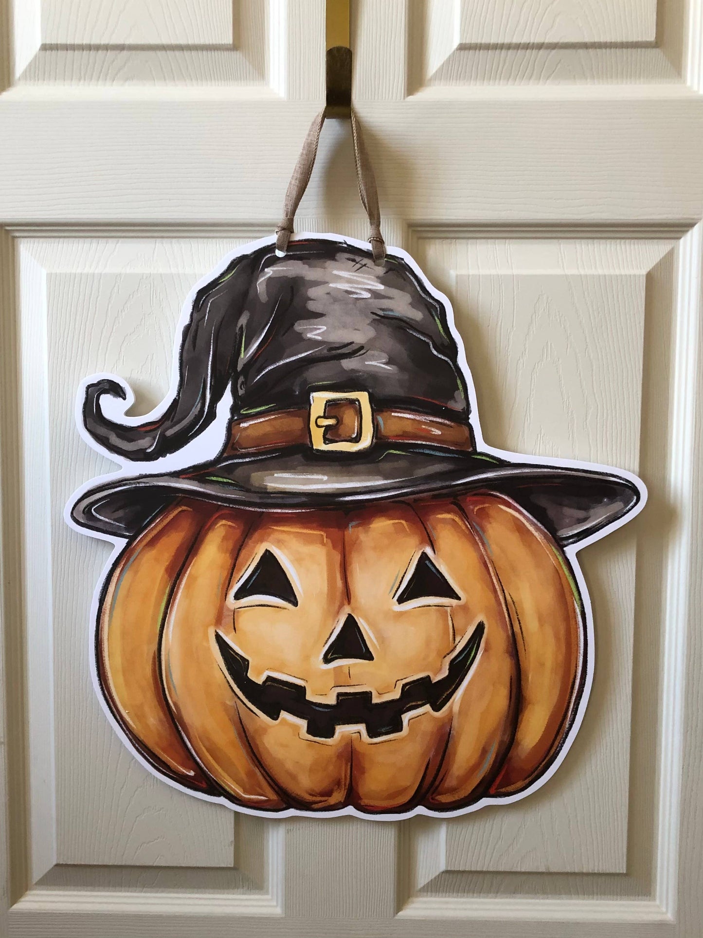 Jack-O'-Lantern Door Hanger