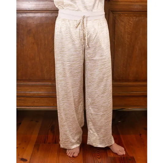 Tiger Stripe Slumber Pants White/Shell -Asst.