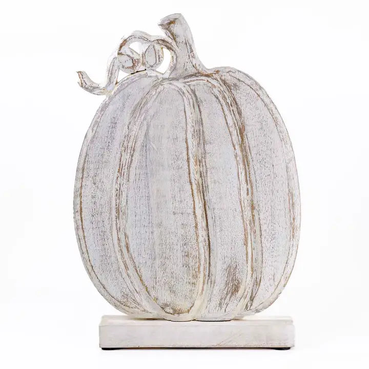 Worcester Pumpkin Antique White 8.5x13.75x2