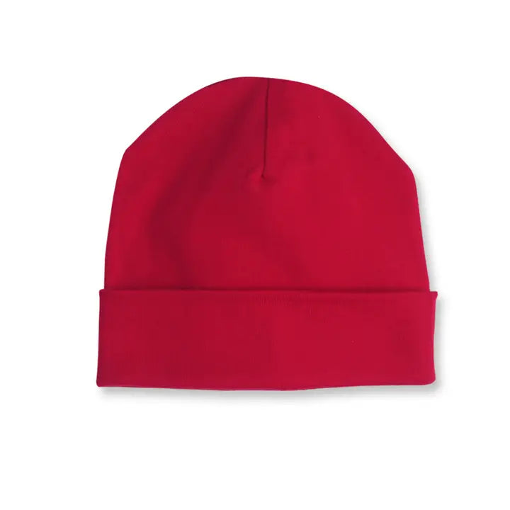 Baby's Christmas Red & Green Cotton Hats