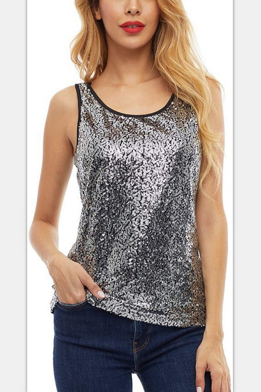 Sequin Sparkle Tank