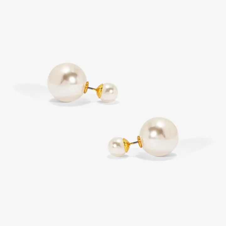 Double Pearl Earring