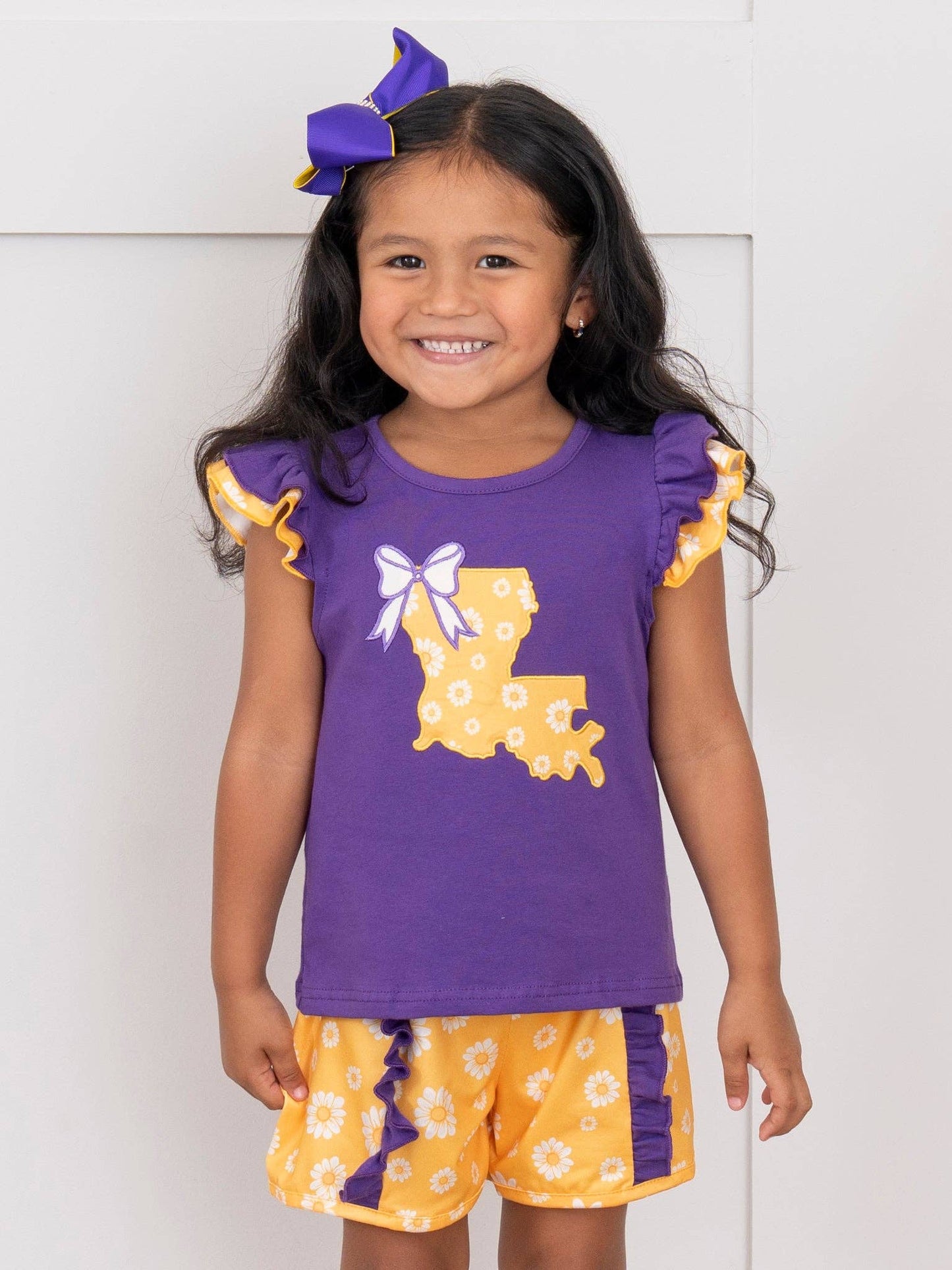 Louisiana Embroidered Ruffle Set