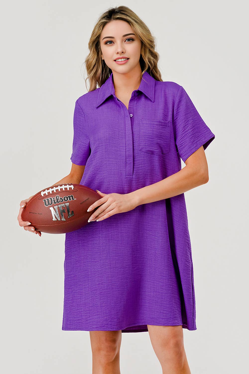 Ellie Collared Game Day Dress