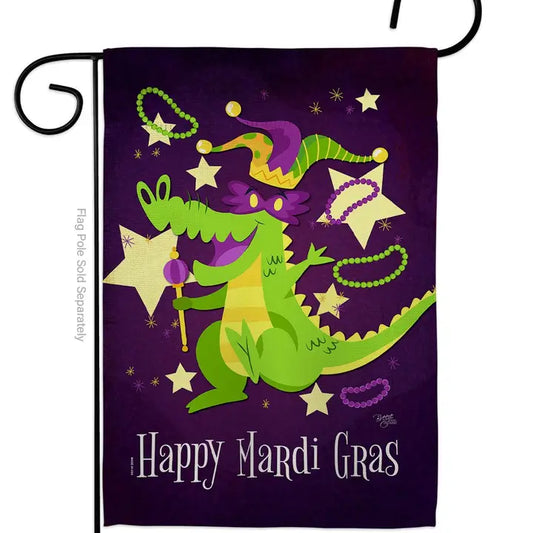 Mardi Gras New Orleans Garden Flags