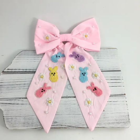 Pastel Easter Bunny Hair Bows