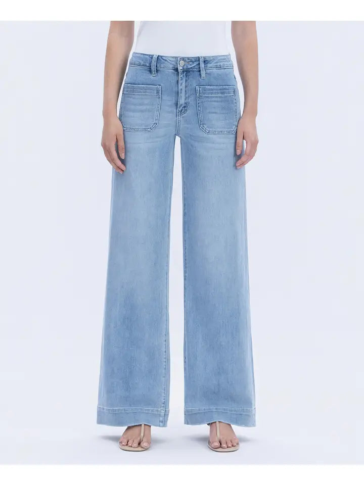 High Rise Wide Trouser Jeans