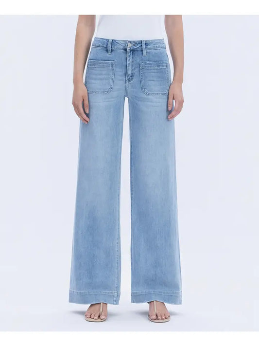 High Rise Wide Trouser Jeans