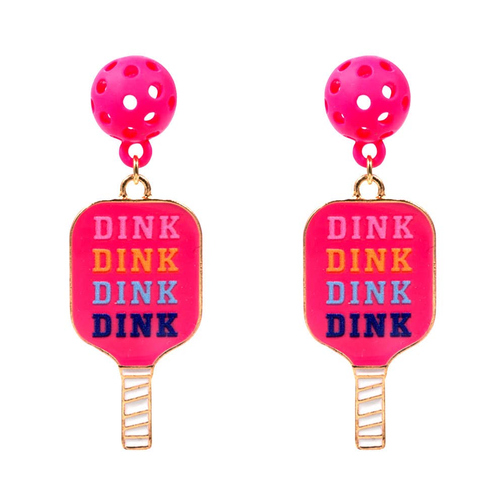 Pickleball Paddle Dangle Earrings - The Season Boutique