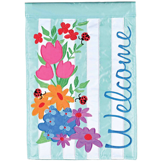 Flag Welcome Floral - The Season Boutique