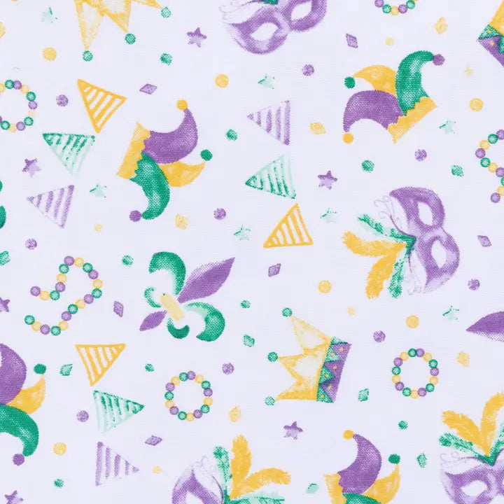 Mardi Gras Munchkins Long Pajamas - The Season Boutique
