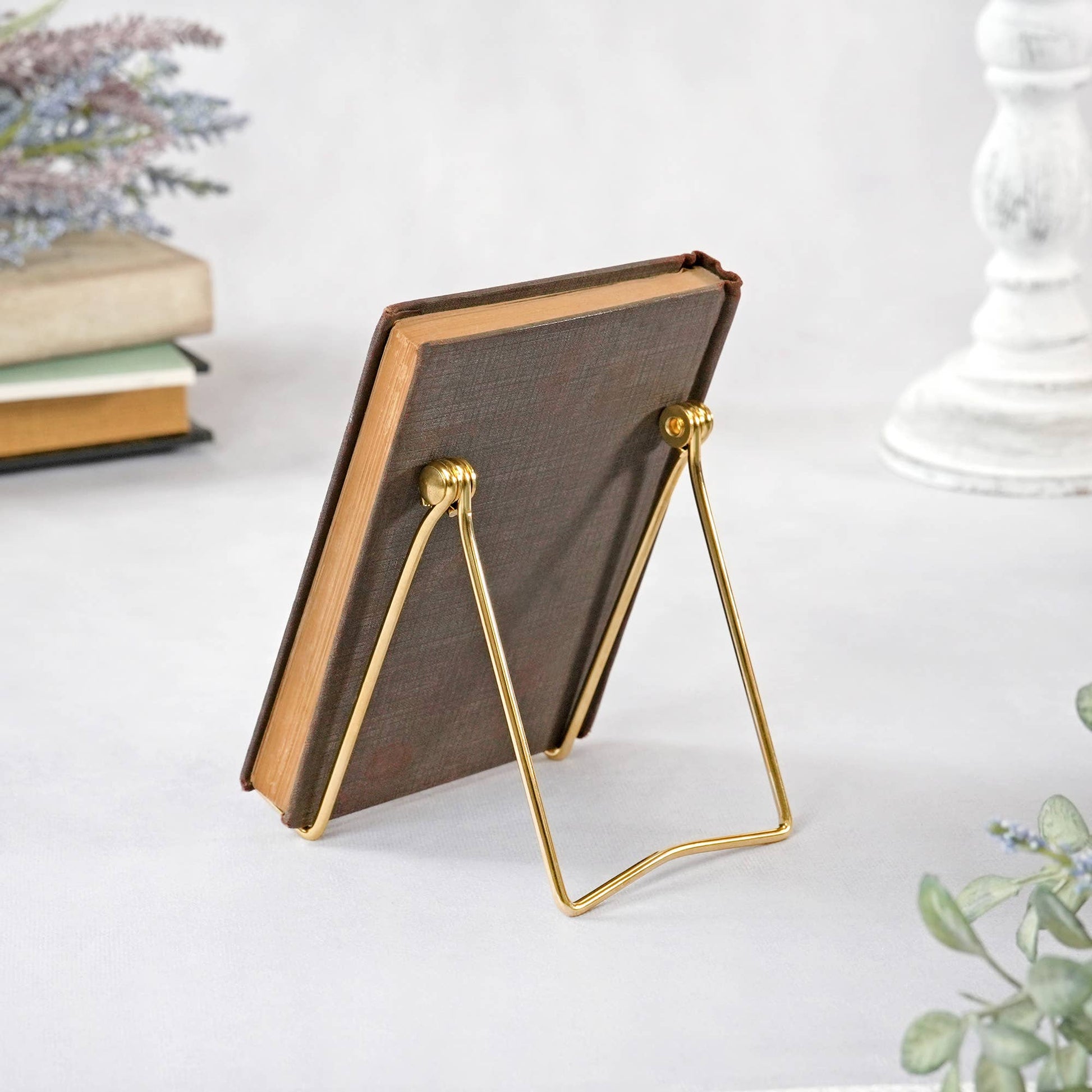Bard's Folding Gold Wire Easel: 3" x 2.75" x 3.5" - The Season Boutique