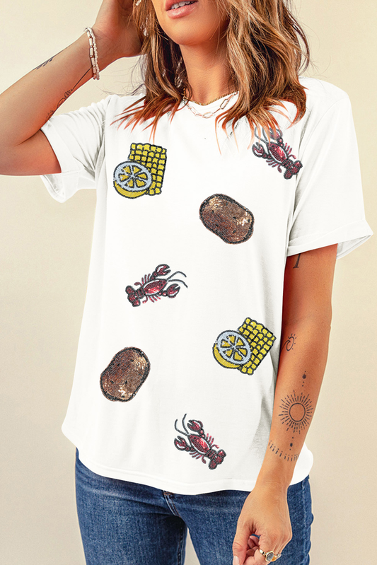 Sequin Crawfish Potato Lemon Corn - The Season Boutique