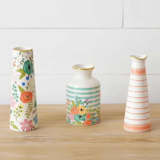 Garden Party Bud Vases