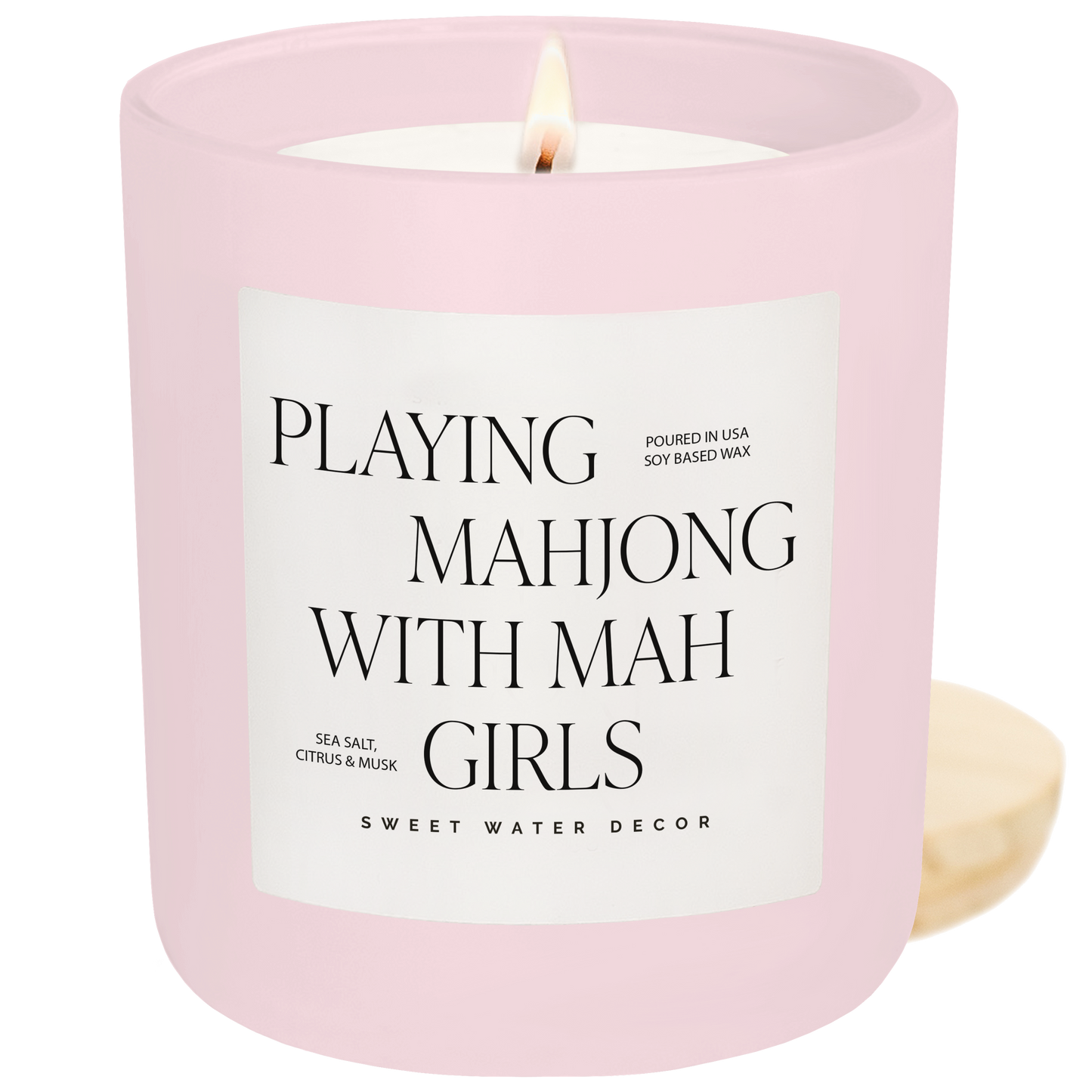 Playing Mahjong Girls Soy Candle - The Season Boutique
