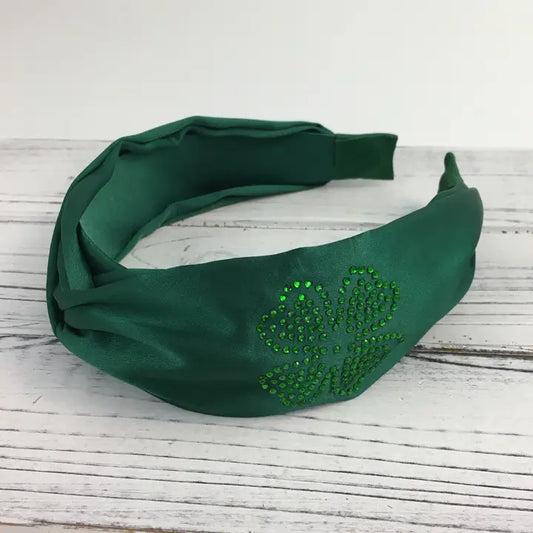 Shamrock Knot Headband - Green Shade - The Season Boutique