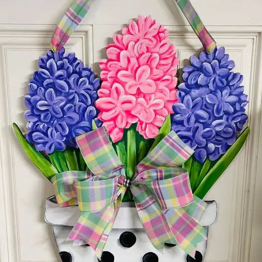 Spring/Summer Hyacinth Door Hanger - The Season Boutique