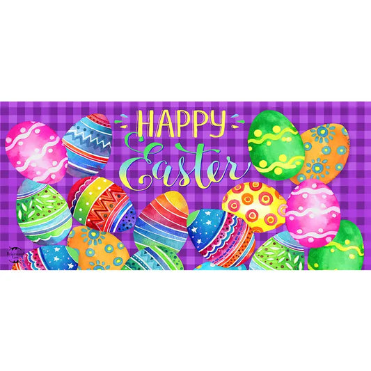 Painted Easter Eggs Holiday Mini Mat