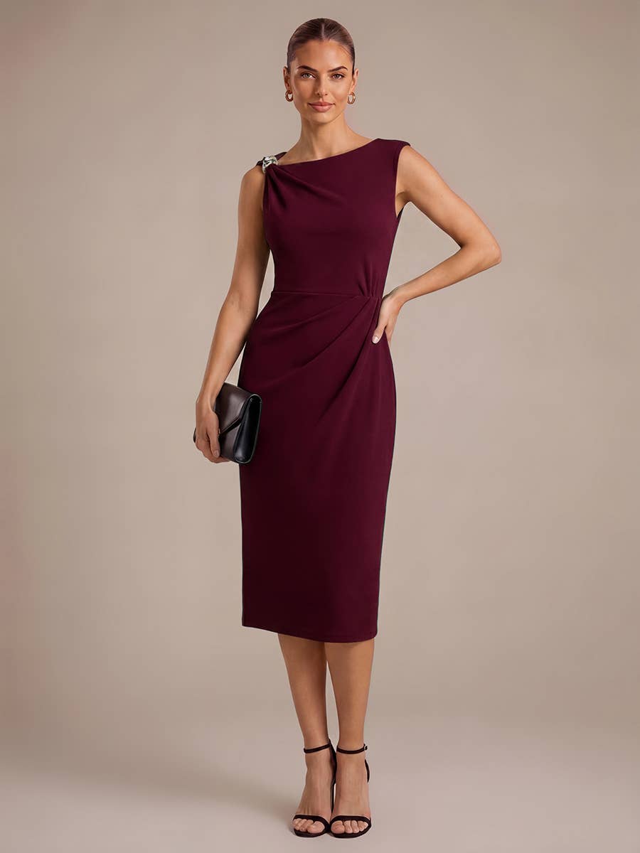 Asymmetric Midi Dress