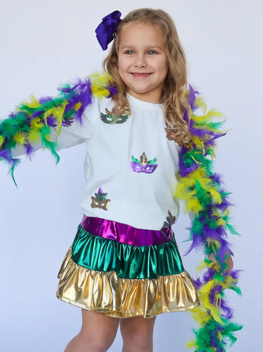 Multi Mask Sequin Long Sleeve - The Season Boutique