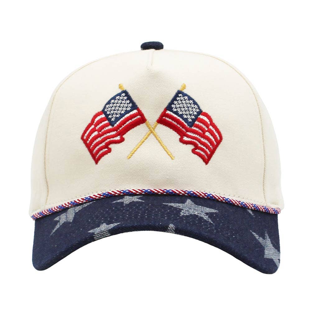 USA 250th Anniversary Patriotic Embroidered Baseball Cap