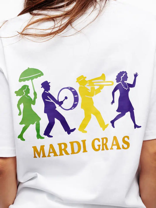 Mardi Gras Second Line T-Shirt Adult - The Season Boutique
