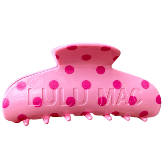 Pink Polka Claw - The Season Boutique