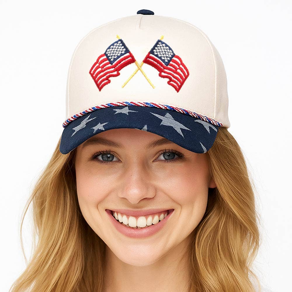 USA 250th Anniversary Patriotic Embroidered Baseball Cap