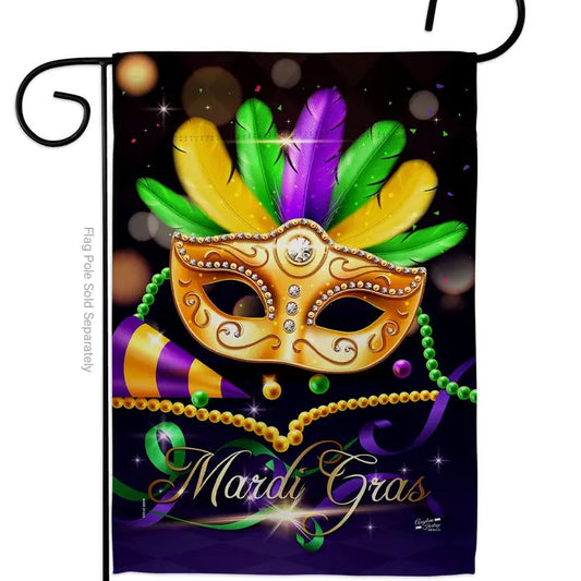 Mardi Gras New Orleans Garden Flags
