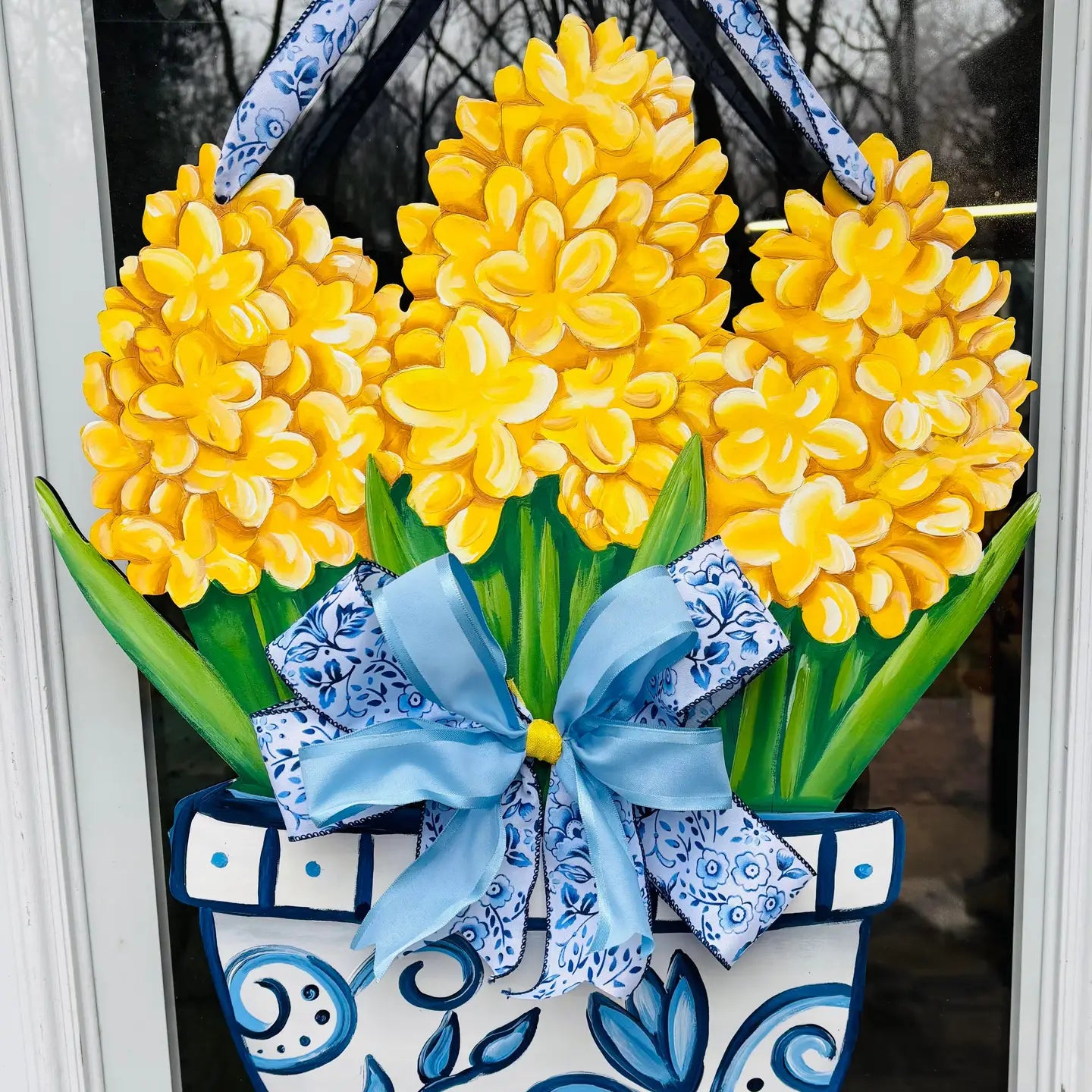 Spring/Summer Hyacinth Door Hanger