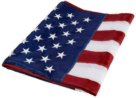 American Flag Outdoor Embroidered: 5x8 FT