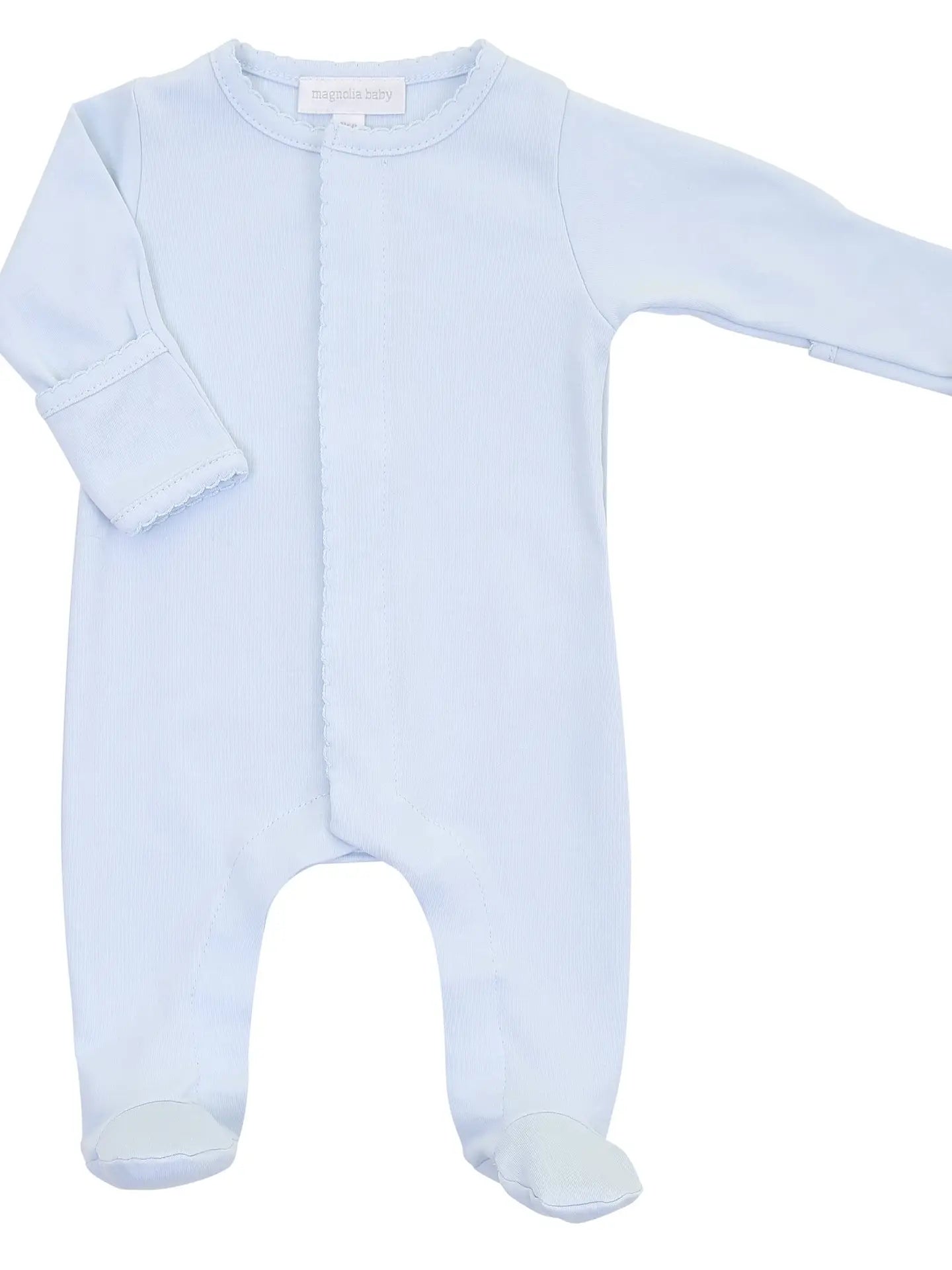 Essentials Solid Blue Footie - The Season Boutique