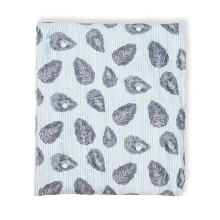 Awe Shucks Throw Blue/Grey 50x60