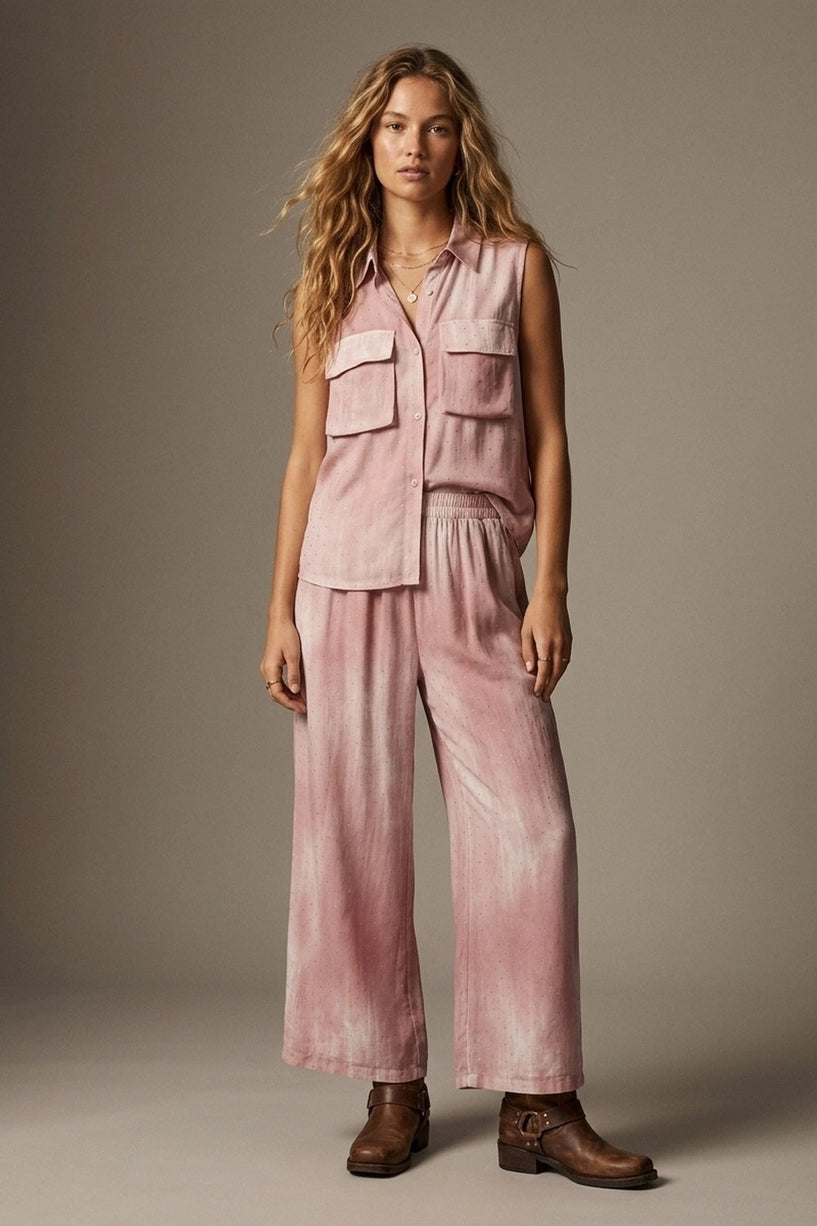Rhinestoned Pants