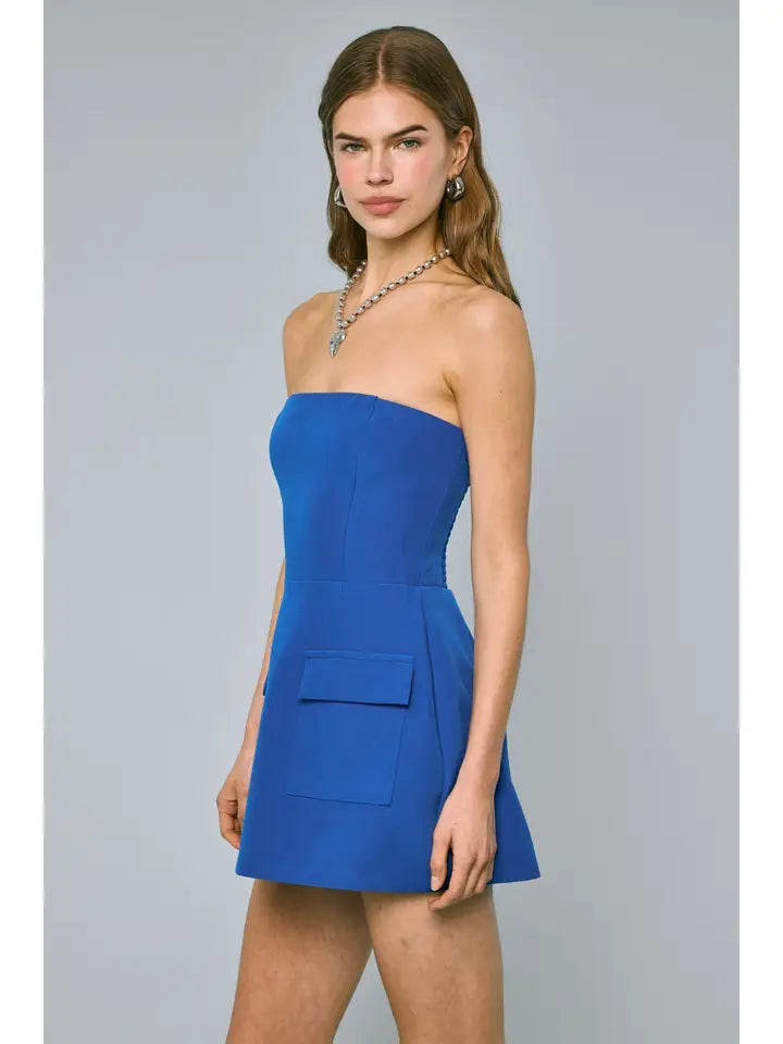 Pocket Mini Dress