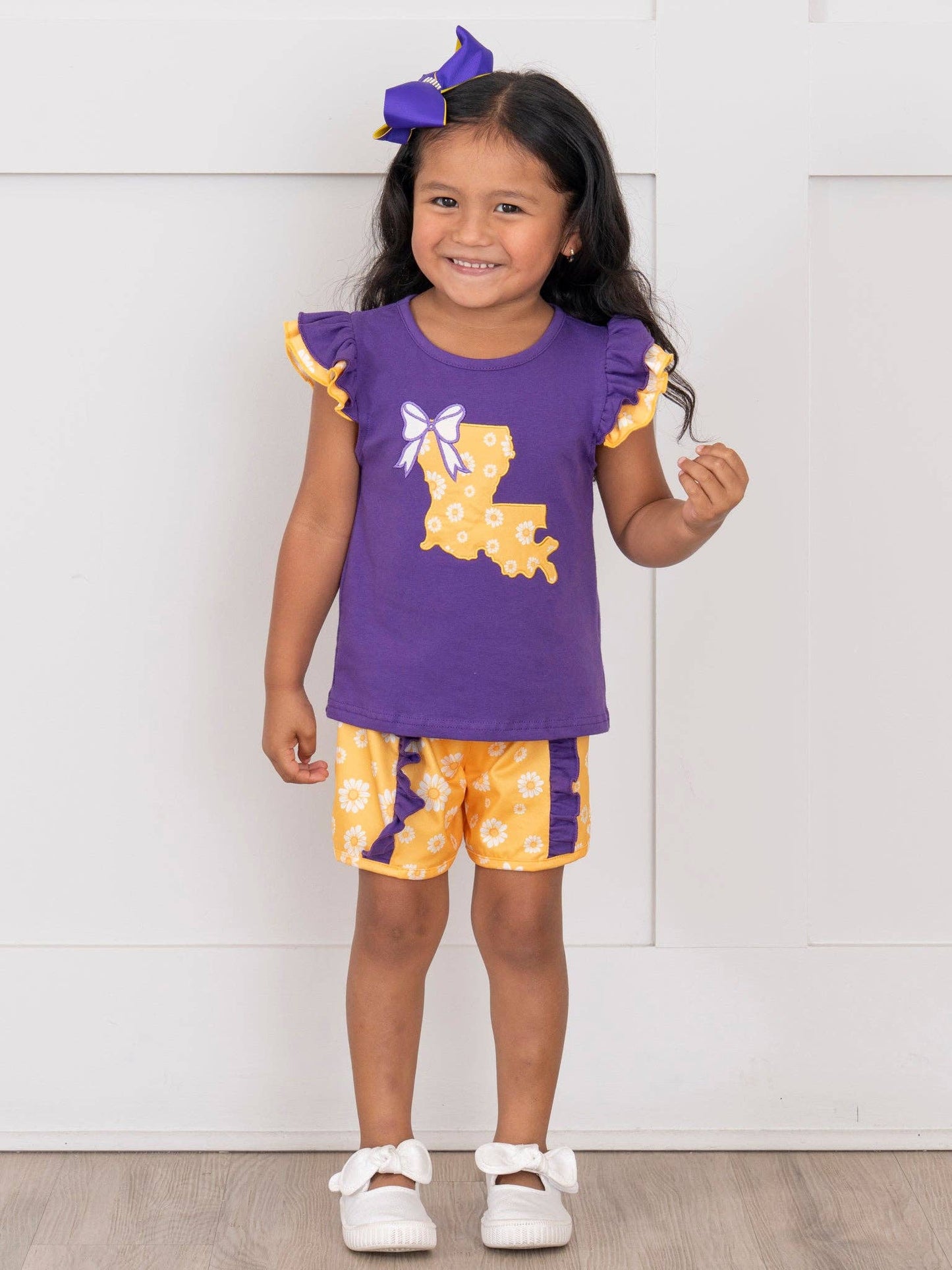 Louisiana Embroidered Ruffle Set