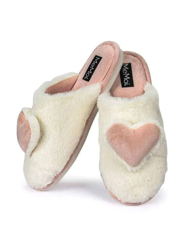 3D Heart Slippers