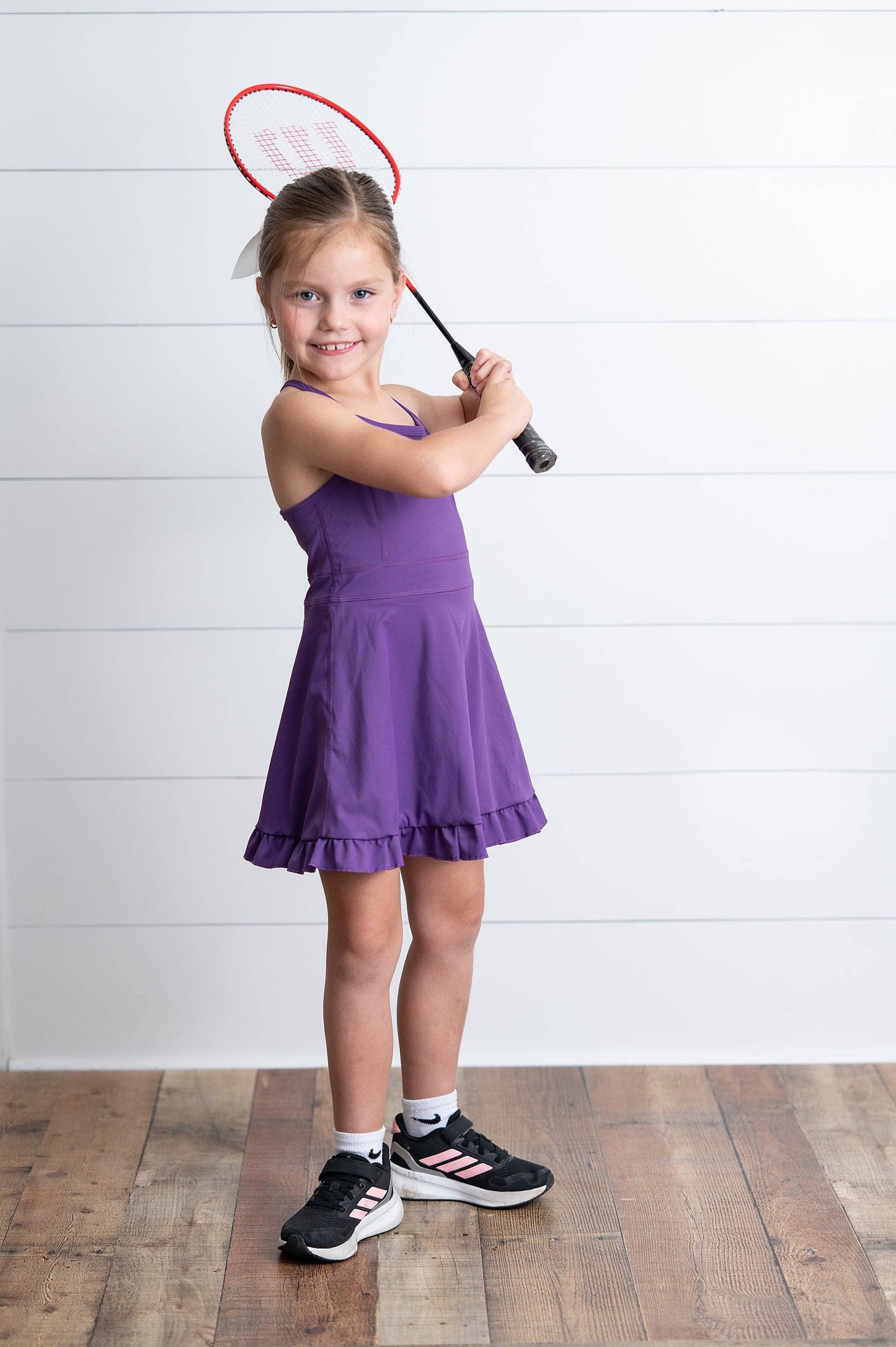 Athletic Active Sport Summer Ruffle Dress
