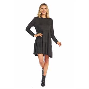 Charcoal Minnie Tiered Dress